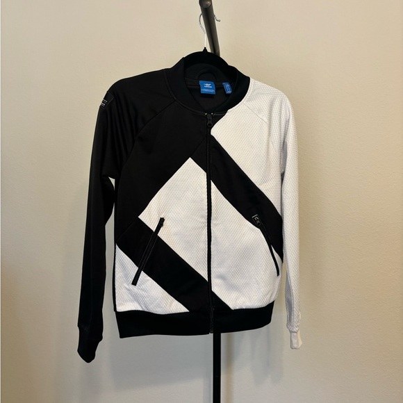 Adidas Women's MonochromeEquipment ADV 91-17 Black & White Bomber Jacket Size XS - Picture 2 of 7